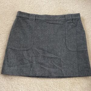 J. Crew women’s size 8 100% Wool mini Skirt with Pockets